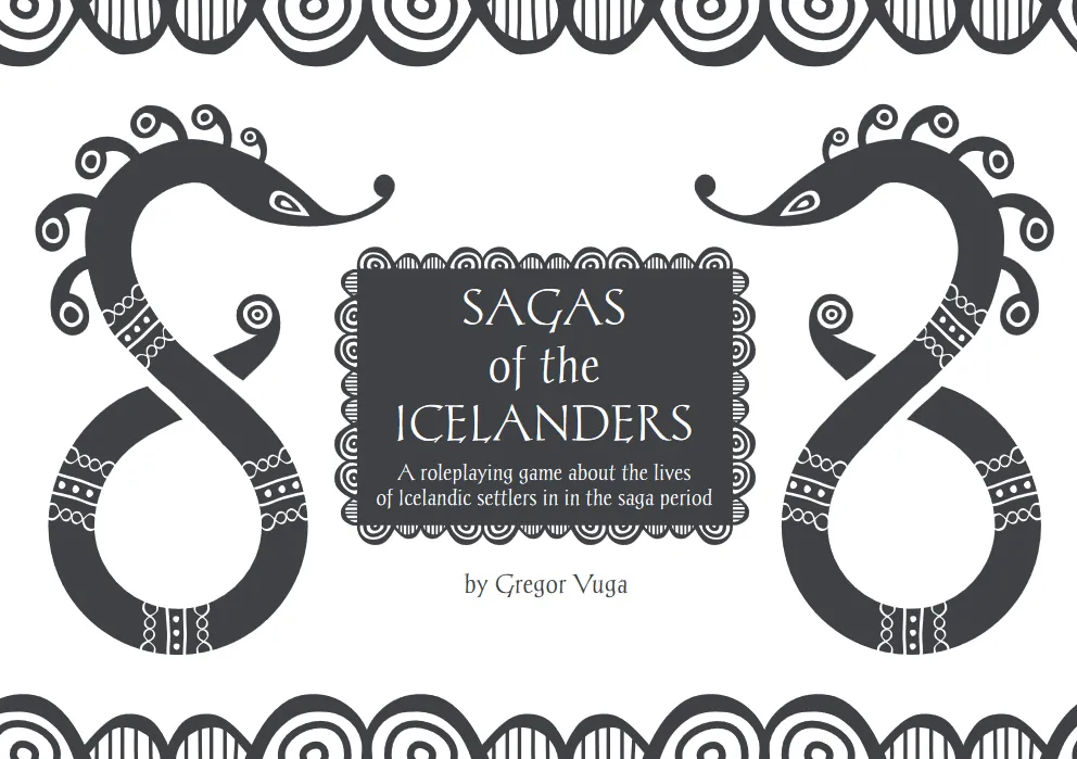 The cover of 'Sagas of the Icelanders'.