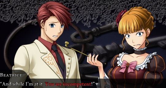 Beatrice saying “And while I’m at it. [red]You are incompetent[/red]!”