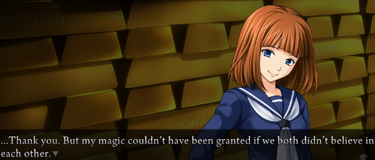 Young Eva: “…Thank you. But my magic couldn’t have been granted if we both didn’t believe in each other.”
