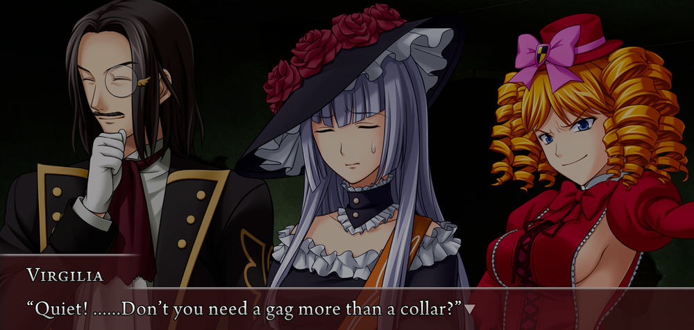 Virgilia: Quiet! ......Don't you need a gag more than a collar?