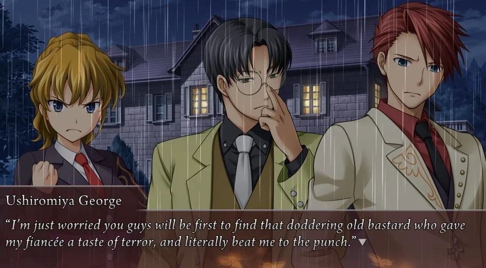 I'm just worried you guys will be first to find that doddering old bastard who gave my fiancée a taste of terror, and literally beat me to the punch.