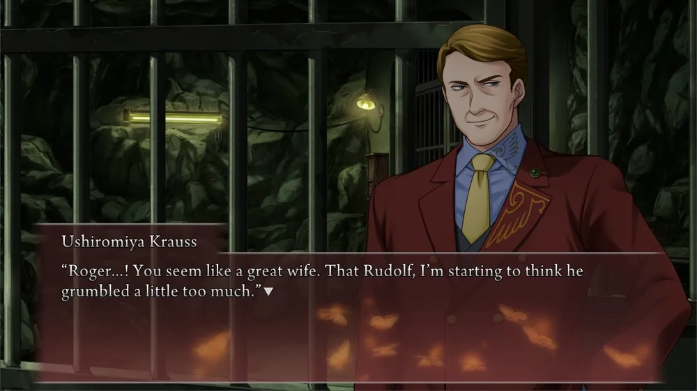 Krauss to Kyrie: 'You seem like a great wife. That Rudolf, I'm starting to think he grumbled a little too much.'