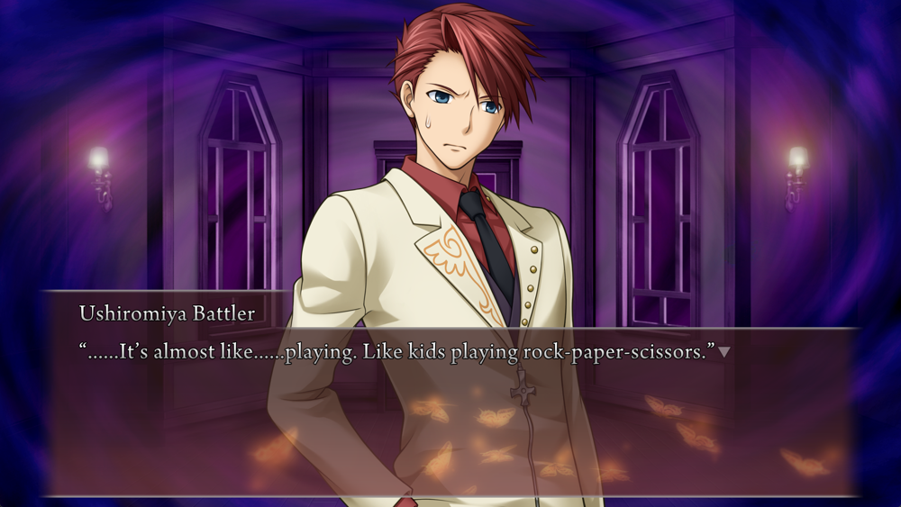 ......It's almost like......playing. Like kids playing rock‐paper‐scissors.