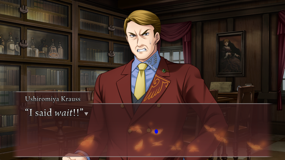 Krauss, in larger than usual text: I said wait!!